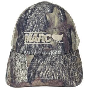 Cobra Baseball Cap Brown Camo One Size Mesh Back Strapback MARC USA Map Hat